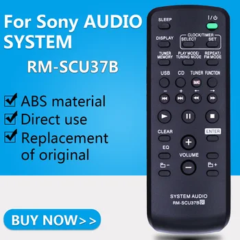 

Remote Control for Sony AUDIO SYSTEM RM-SCU37B cmtfx200 cmt-fx200 hcd-fx205 en cmtfx205 LBT-SH2000 HCD-SH2000 FST-SH2000
