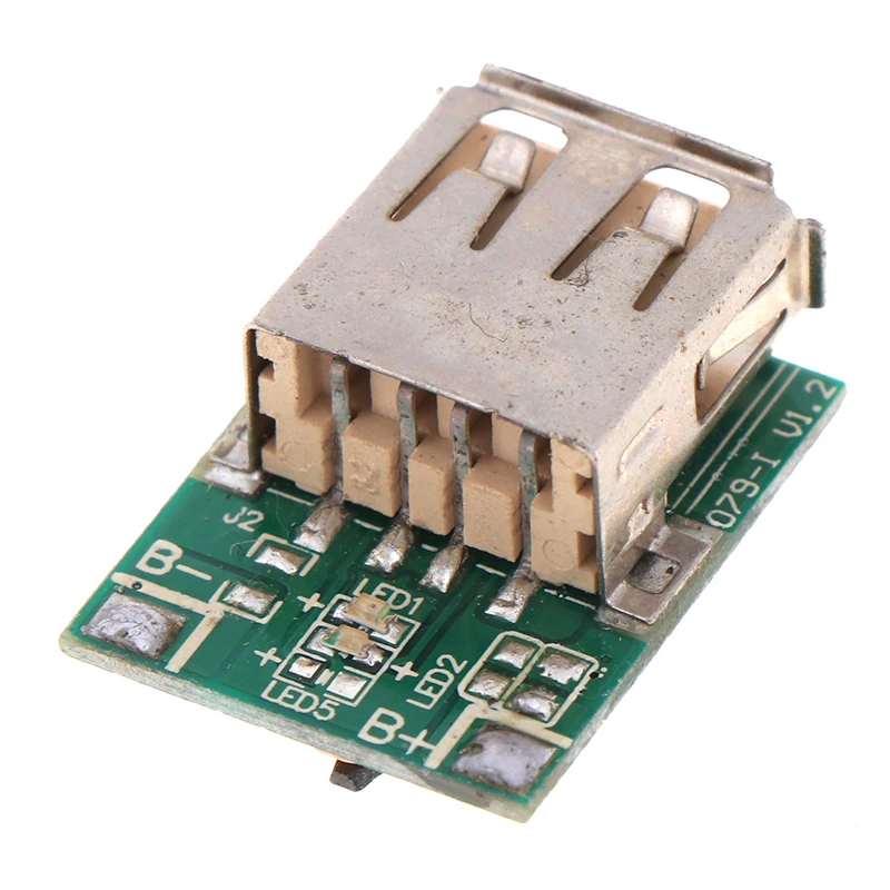 1PC Micro 5V 1A Step-Up Power Module Li-Po Li-ion Lithium Battery Charging Protection Board Booster Converter USB DIY Charger