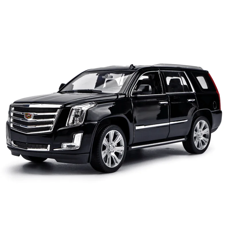 Welly 1:24 Cadillac Escalade модель автомобиля из сплава моделирование автомобиля украшение коллекция Подарочная игрушка Литье под давлением модель игрушка для мальчиков