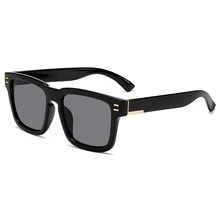 Брендовые дизайнерские модные солнцезащитные очки для женщин и мужчин, квадратные солнцезащитные очки, мужские винтажные роскошные солнцезащитные очки UV400