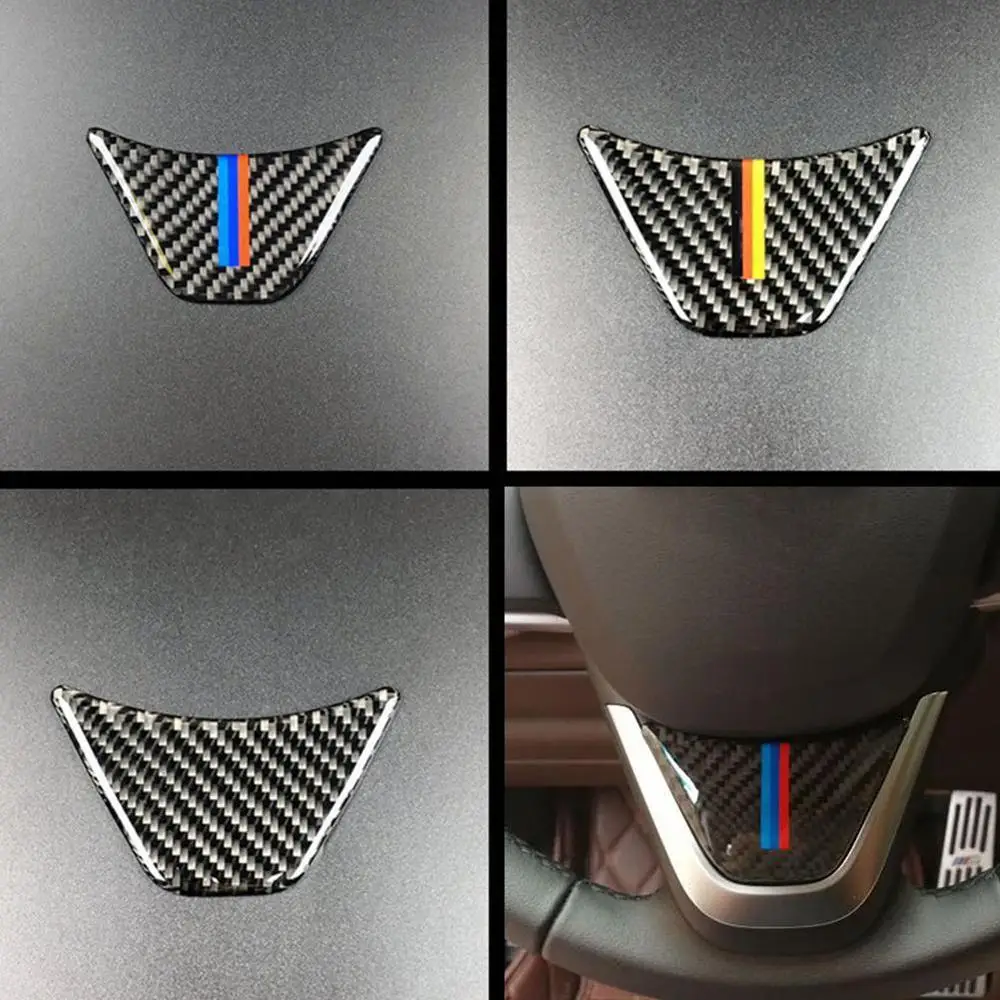 1 шт. Автомобильная наклейка на руль из углеродного волокна для M Bmw X1 Серия 2 E84 2016