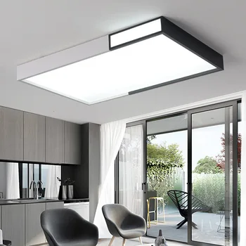 

Acylic Ceiling Lights Square Rings For Living Room Bedroom Home AC85-265V Modern Led Ceiling Lamp Fixtures lustre plafonnier