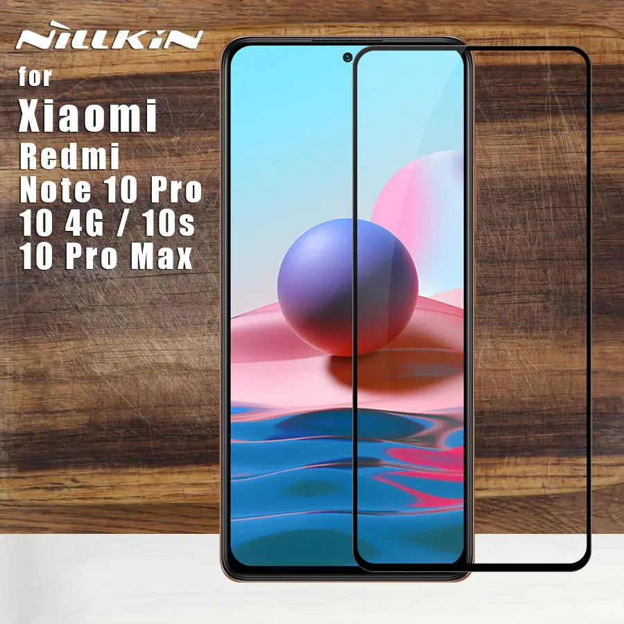 NILLKIN для Xiaomi Redmi Примечание 10 Pro Защитное стекло экрана с уровнем твердости 9H CP Plus