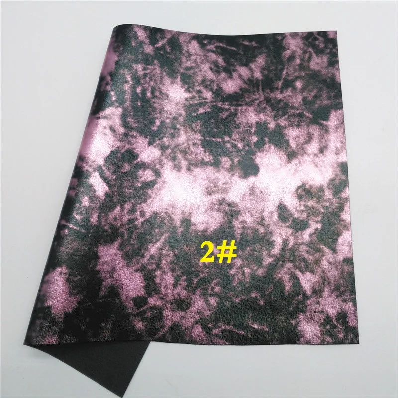 Glitterwishcome 21X29 см А4 Размер облачно металлик искусственная кожа ткань, синтетическая кожа ткань листы, из искусственной кожи для бантов, GM480A - Цвет: 2