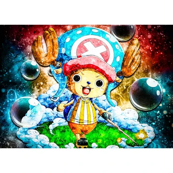 

Full Round Cross Stitch 5D One Piece Diamond Painting Home Decor Picture Anime Character Embroidery Pattern Wall Sticker BY747