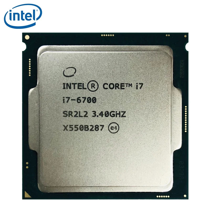 Intel Core i7-6700 i7 6700 3,4 ГГц четырехъядерный процессор 65 Вт Процессор LGA 1151 протестированный рабочий
