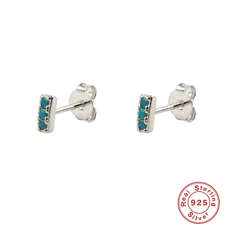 B460203056015A Европейский и американский крест-границы серьги ювелирные изделия Белое золото S925 серебро однорядные микро инкрустированные Цирконом - Окраска металла: B460203056015A