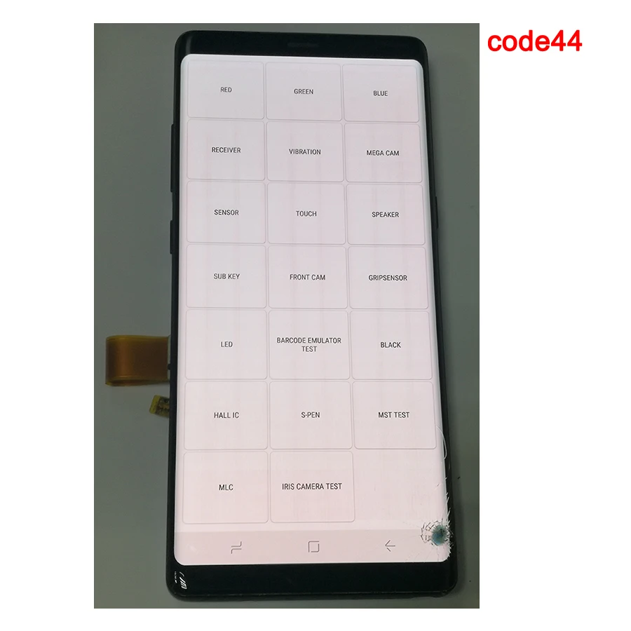 JPFix применим к замене samsung Note8 внутренний и внешний взрывоопасный экран сотового телефона a - Цвет: Note8 code.44