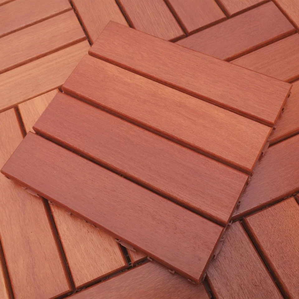 Indoor And Outdoor Floor Floor Decking Carbonized Wood Tile For Outdoor