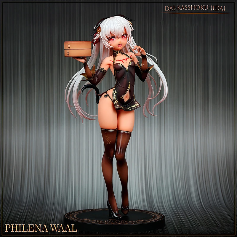 Action Figure Anime Sexy Girl Model Toys Collection Doll Gift Hobby Japan Amakuni Dai Kasshoku Jidai Philena Waal PVC | Игрушки и хобби