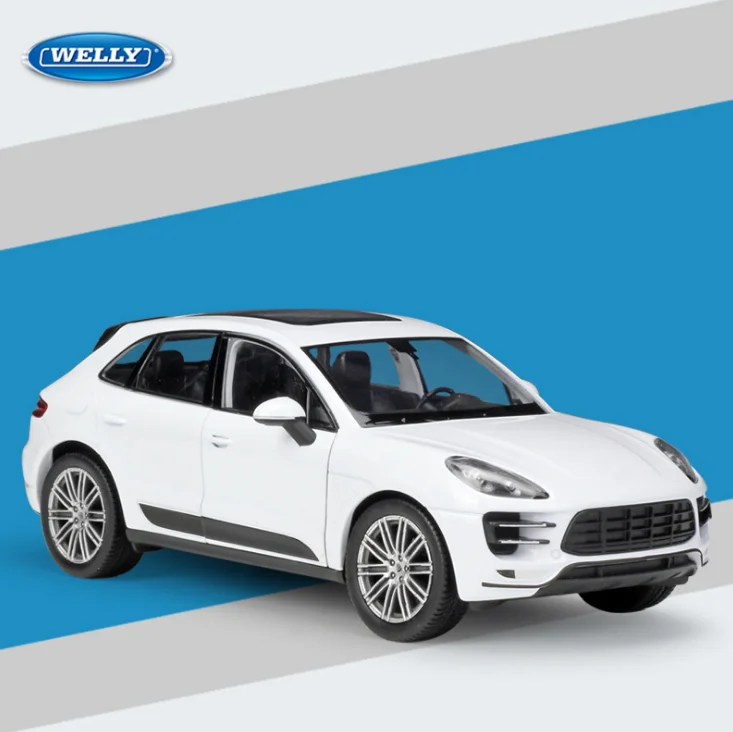 Модель автомобиля WELLY 1:24 Macan Cayenne Turbo литая металлическая Игрушечная машина
