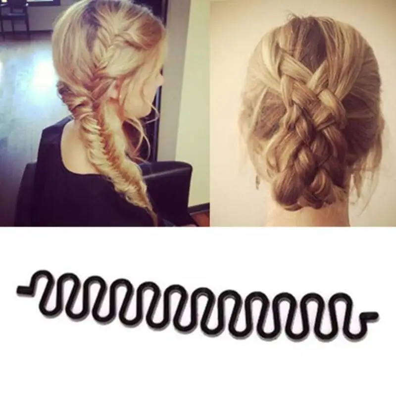 Women Hair Braiding Tool Braider Roller Hook With Magic Twist Styling Bun Maker |