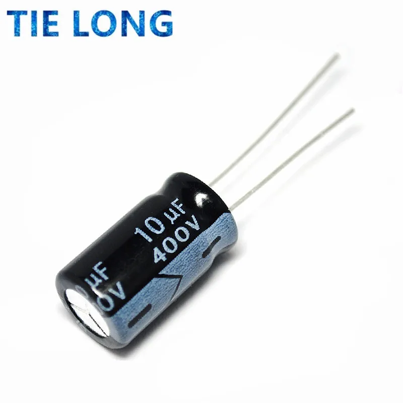 10PCS Higt quality 400V10UF 10*17mm 10UF 400V 10*17 Electrolytic capacitor | Электронные компоненты и