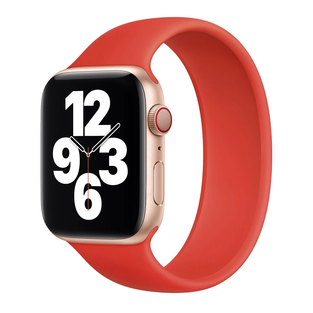 

Solo Loop for Apple Watch 5 Band 40mm 44mm iWatch serie 4/5/6/SE Elastic Belt Silicone Strap bracelet Apple watch band 42mm 38mm