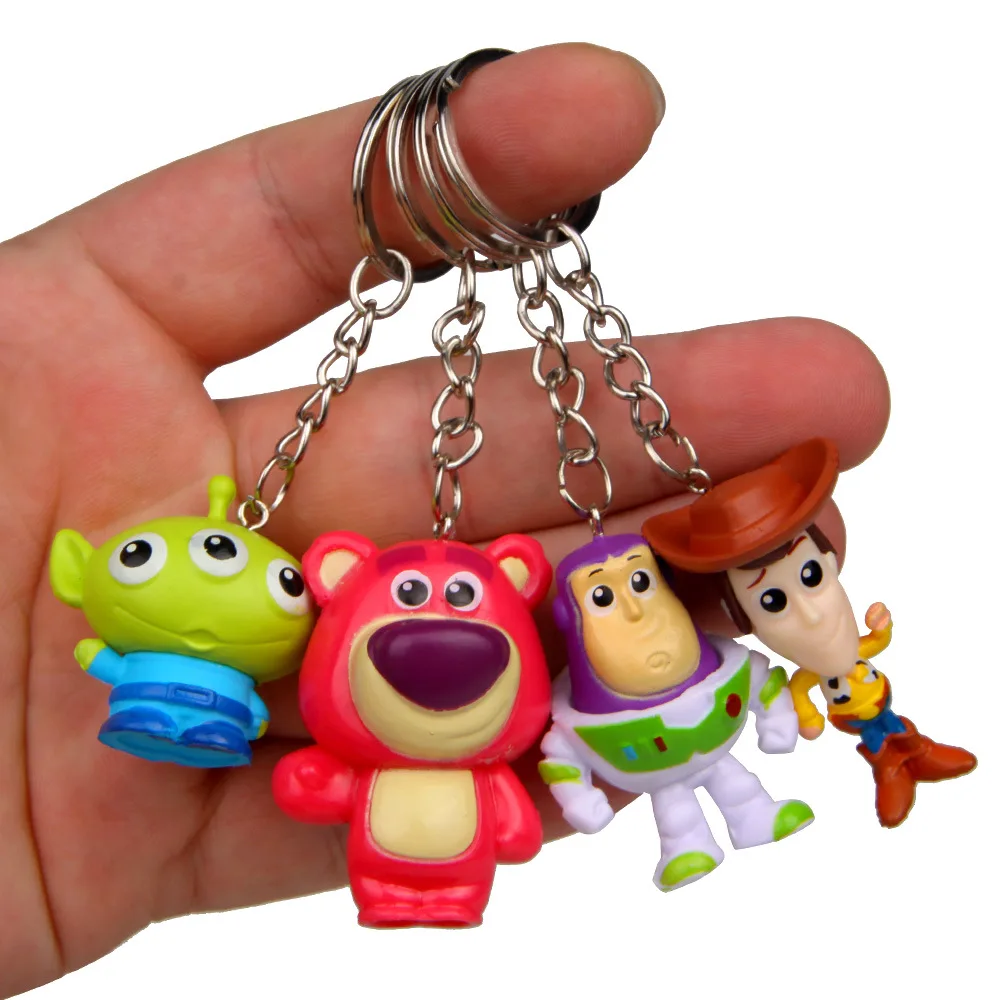 Милая игрушка из фильма Story 4 Woody Buzz Lightyear Bear ПВХ экшн брелок в виде фигуры Jessie Alien брелок игрушки для детей подарок на день рождения