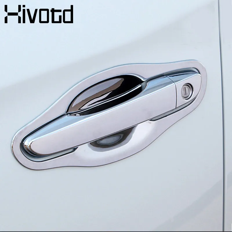 Hivotd для hyundai Creta ix25- хромированная стильная Автомобильная дверная ручка, дверная чаша, защитная крышка, внешняя отделка, аксессуары