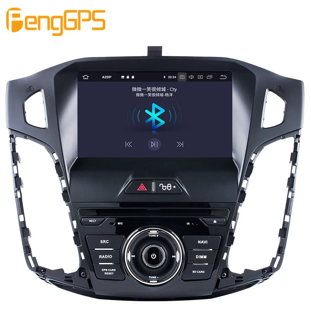 Clearance Android 9.0 PX5 4+64GB car DVD player Built-in DSP Car multimedia Radio For FORD FOCUS 2012-2016 GPS Navigation Audio Video 4