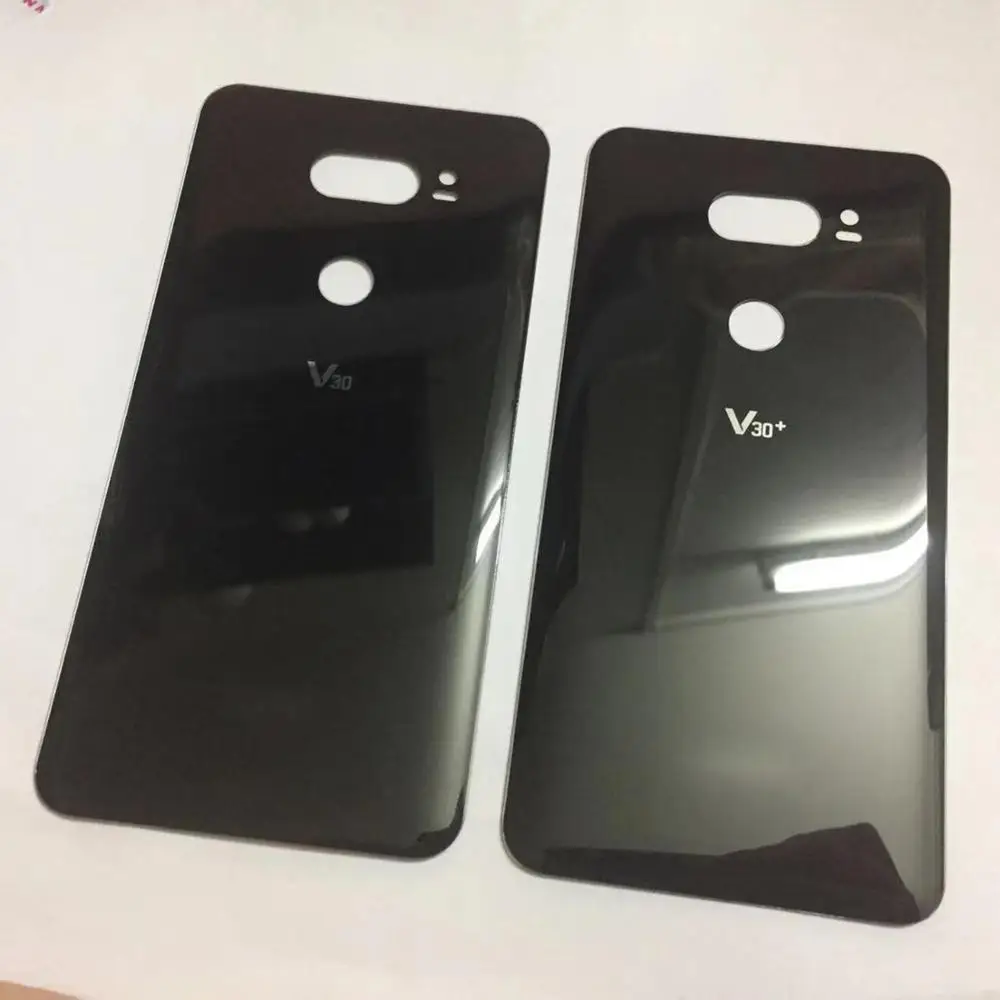 1 шт./ для LG V30+/V30 VS996 LS998U H933 LS998U H930 Корпус Задняя стеклянная крышка батареи задняя дверь+ наклейка Замена