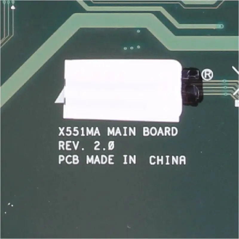 Para asus x551ma rev.2.0 n2830 cpu ddr3