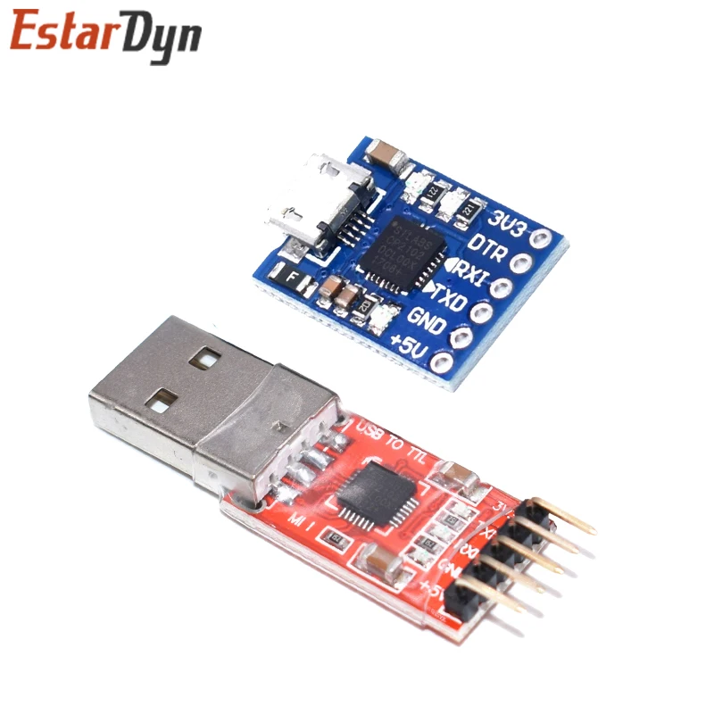 Cp2102 Module Usb To Ttl Serial Uart Stc Download Cable Super Brush Line  Upgrade A Type Usb Micro Usb 5pin 6pin - Integrated Circuits - AliExpress