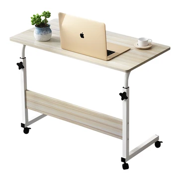 

Foldable lifting book table simple writing desk adult multi-functional primary school students simple home mobile bedside Zhuo