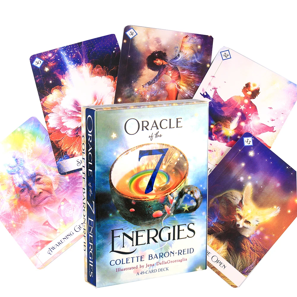 Oracle of the 7 Energies-Tarot oculto, anatomía Antigua bajo las rosas, Muse, Estrella giratoria, guerreros de la tierra Linestrider que habla al cielo
