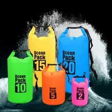 2L/3L/5L/10L/15L/20L ПВХ Водонепроницаемый сухой мешок водостойкий плавательный мешок для хранения пакет мешок для рафтинга каякинга Кемпинг плавающий