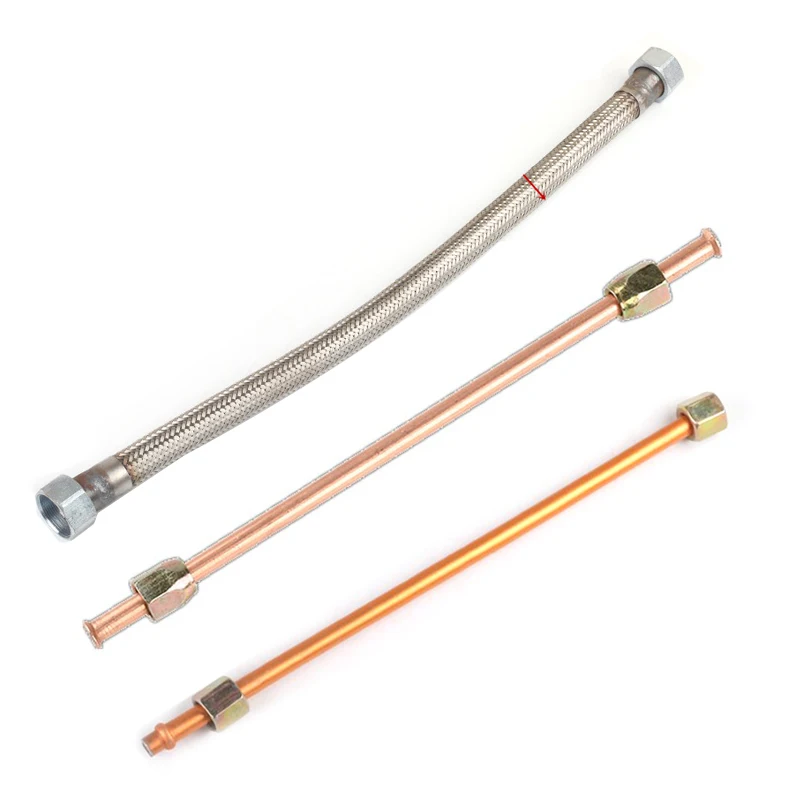 1x air compressor hose oil free air pump hose stainless steel/aluminum