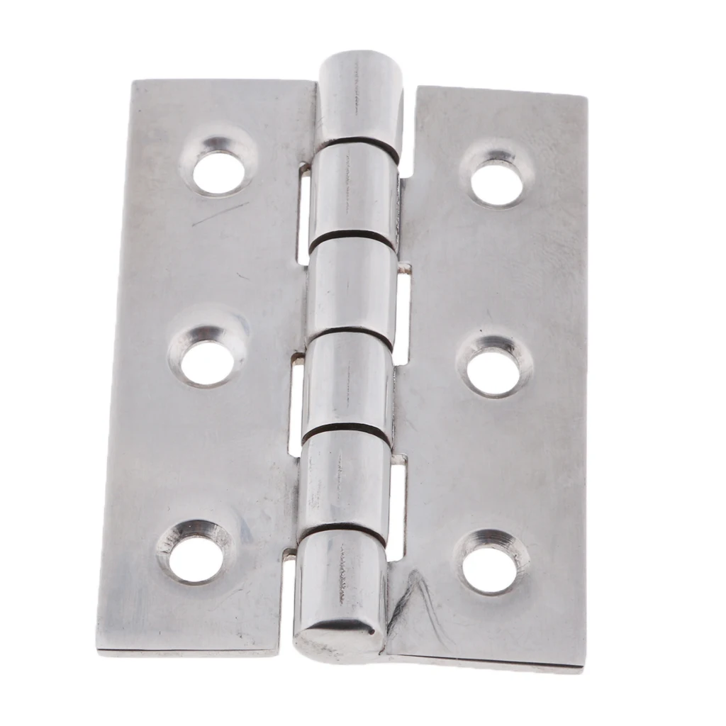 Marine Boat Stainless Steel 316 Polished Cabinet Deck Door Hinge 60 x 42mm