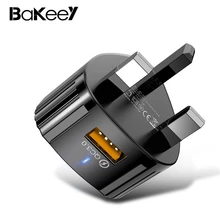 Bakeey Quick Charge QC3.0 универсальное портативное зарядное устройство USB для быстрой зарядки для путешествий штепсельная вилка EU US UK для samsung Xiaomi 9T Redmi