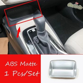 

For Toyota corolla E210 Sedan 2019 2020 ABS Matte/Carbon fibre/wood internal Car Front Storage box decoration Car accessories