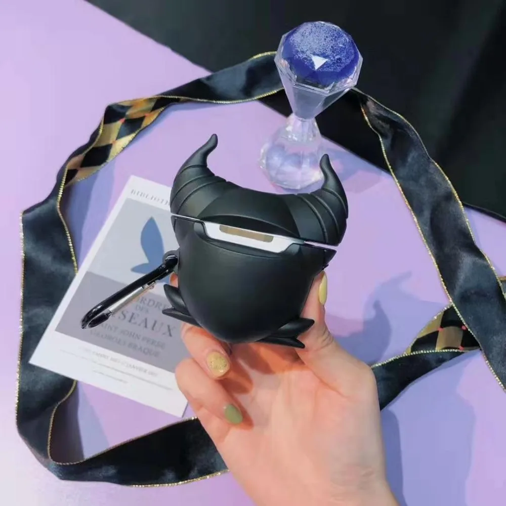 Для AirPods чехол Ursula Maleficent Villian Witch карабин мягкий чехол для Airpods Pro