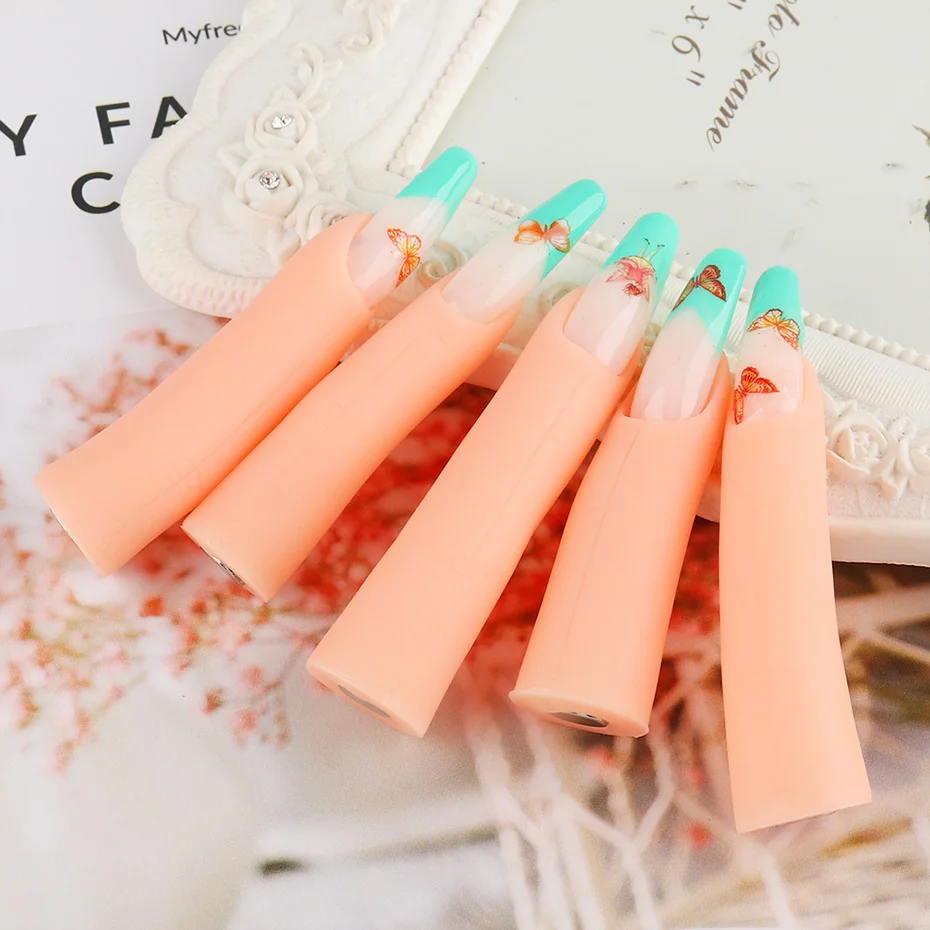 Professional Practice Fake Finger Traning Model Manicure Adjustable Gel Polish Display Finger with Magnet Nail Art Tools 6