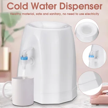 

becornce Tap Water Dispenser Home Office Bar Water Pump Cold Water Upside Down Drinking Dispenser Gadgets