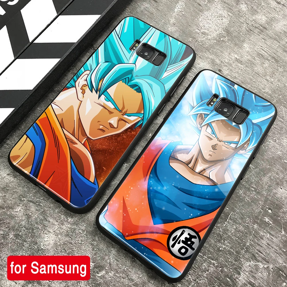 

New Case for Samsung Note 9 Case Tempered Glass Dragon ball Cover for Samsung Galaxy Note 8 9 10 plus S8 S9 S10 Plus s10 lite