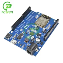WeMos – système électronique intelligent D1, wi fi ESP 12E, ESP8266, bouclier pour Arduino, Compatible IDE