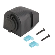 

Universal Waterproof Dual-hole Cigarette Lighter Power Socket Professional Cigarette Lighter Socket With Tent Base Auto Parts