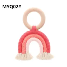 Special Offers Wooden Boho Baby Teether Rainbow Tassel Macrame Cotton Cord Wood Teething Toy Shower Gift Special Offers Wooden Boho Baby Teether Rainbow Tassel Macrame Cotton Cord Wood Teething Toy Shower Gift