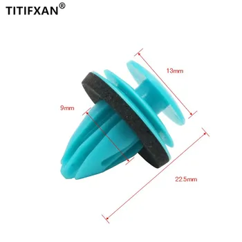 

20PCS Universal high quality strengthen car door panel plank plastic fasteners rivet clips for all auto snap buckle button