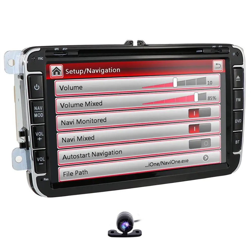 Top Car DVD Radio Multimedia Player For VW/Skoda/Octavia/Fabia/Rapid/Yeti/Seat/Leon GPS Navigation car audio stereo tpms swc rds cam 5