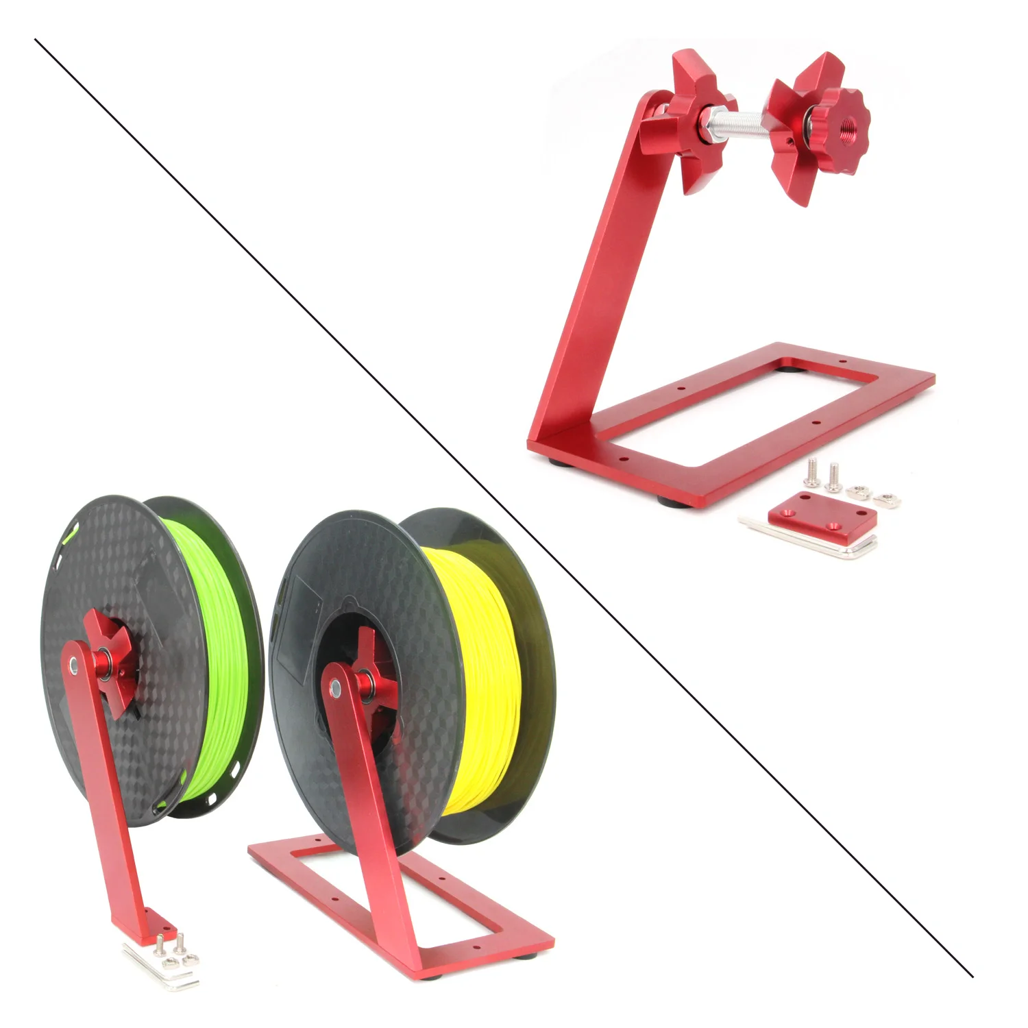 Suporte para Filamento de Impressora 3d Suporte Giratório de Filamento de Carretel Usado para Tpu Pla Abs Nylon Madeira Todos os Tamanhos de Impressora 3d