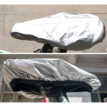 

high quality Waterproof Bike Seat Cover Bicycle Saddle Plastic Elastic Rain Cover Protective aging resistance