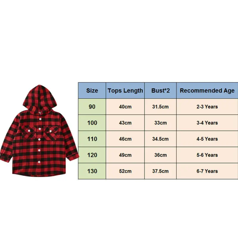 От 2 до 7 лет рубашки для маленьких мальчиков и девочек, топы в клетку с капюшоном, верхняя одежда, рубашка, пальто
