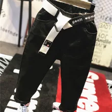 Брюки для мальчиков на весну и осень; комбинезон; детская одежда; повседневные Капри для детей 3-8 лет