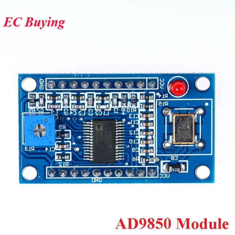 10PCS AD9850 DDS Signal Generator Module 0-40MHz 2 Sine Wave 2 Square Wave Outpu 