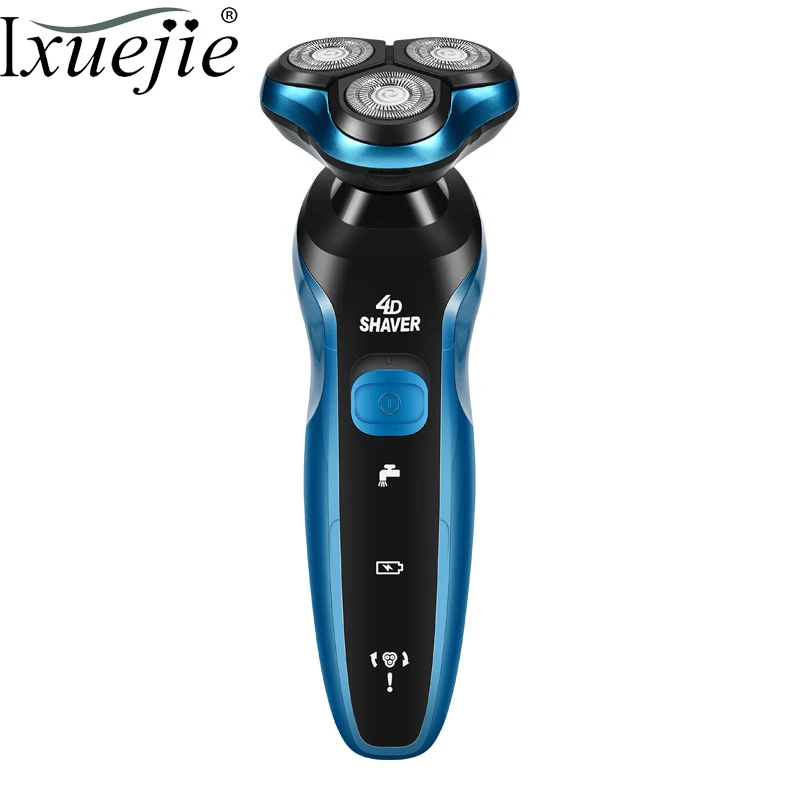 

IXueJie Electric Shaver for Men 4 In1 Multifunction Beard Trimmer Razor Professional Shaving Machine Washable Face Care 100-240V