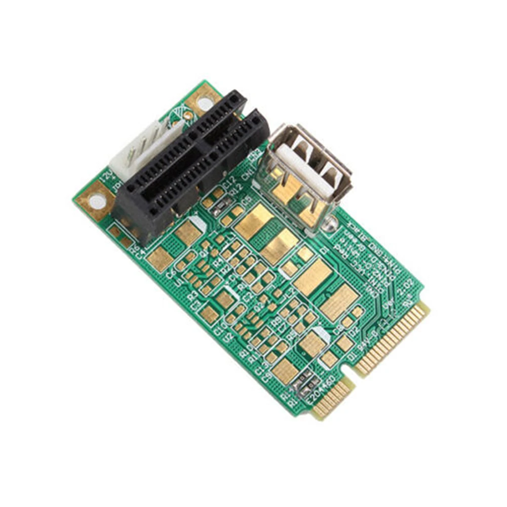 Мини PCIE для PCI Express слот 4Pin стабильный высокоскоростной Аксессуары Интерфейс адаптер карты портативный Настольный профессиональный инструмент для тестирования