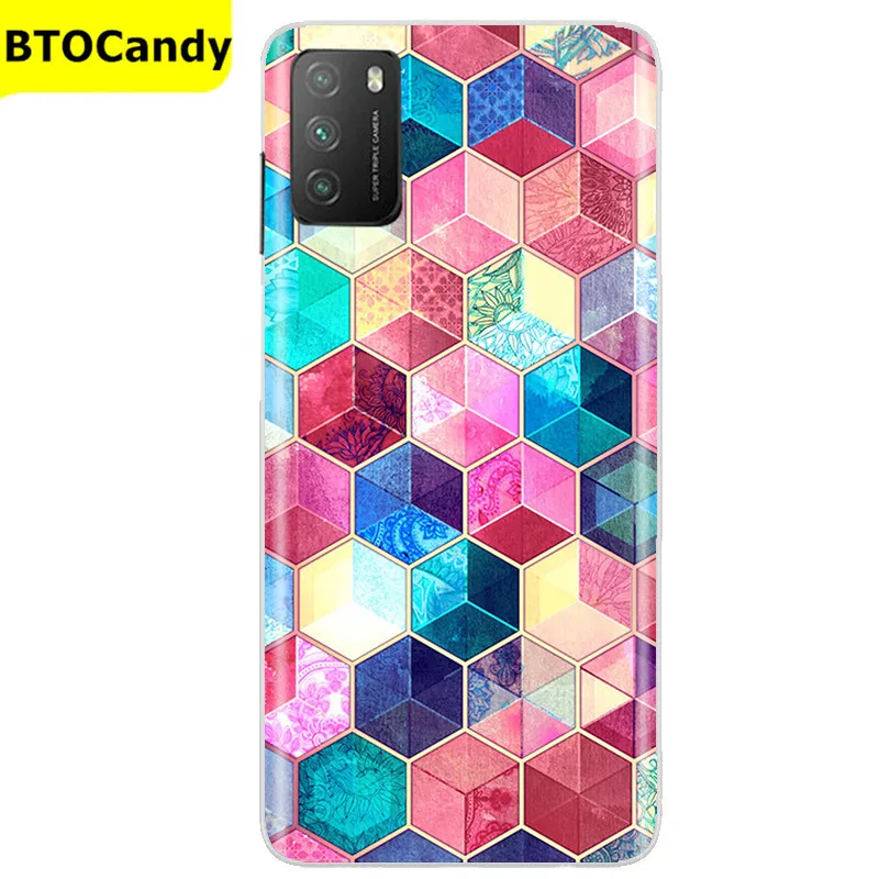 pouch mobile For POCO M3 Case Soft Silicone Back Phone Case for Xiaomi Poco M3 Pro 5G Back Cover Soft TPU Coque for POCO M 3 M3 Silicone Case best iphone wallet case Cases & Covers