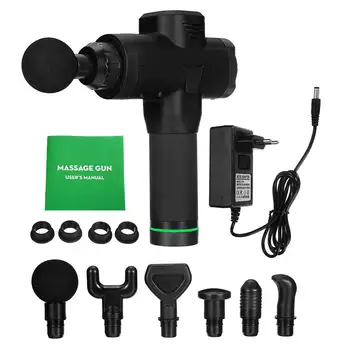 

20 Speed Massager Guns Electric Muscle Massage Therapy Vibration Deep Tissue Device Pain Relief Treatment With Bag