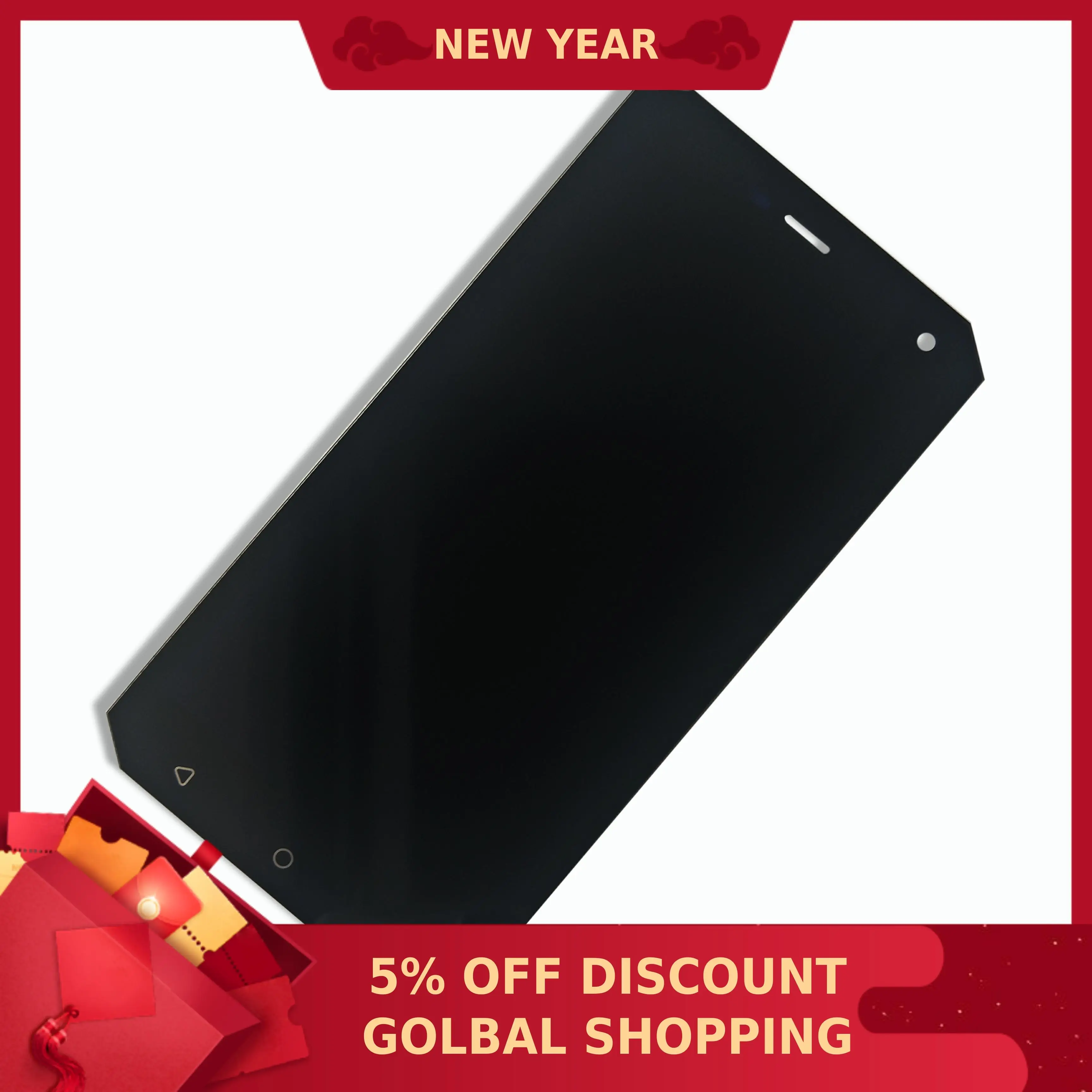 Beste Originele 5 Inch Voor Ginzzu RS8502 Rs 8502 Lcd Touch Screen Digitizer Vergadering Onderdelen